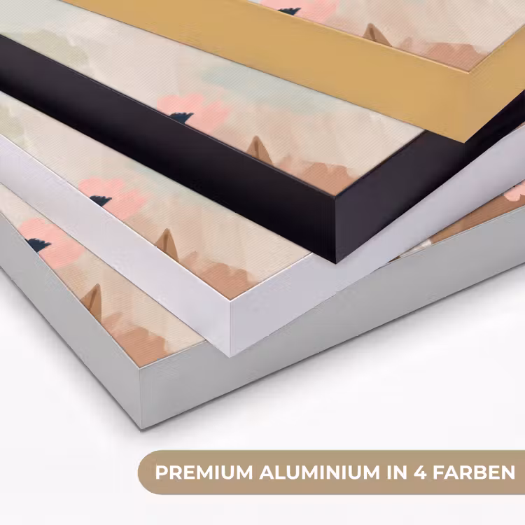 Vrouw - Kimono - Pastel Textielframe zwart klein -USP_kleurenDE