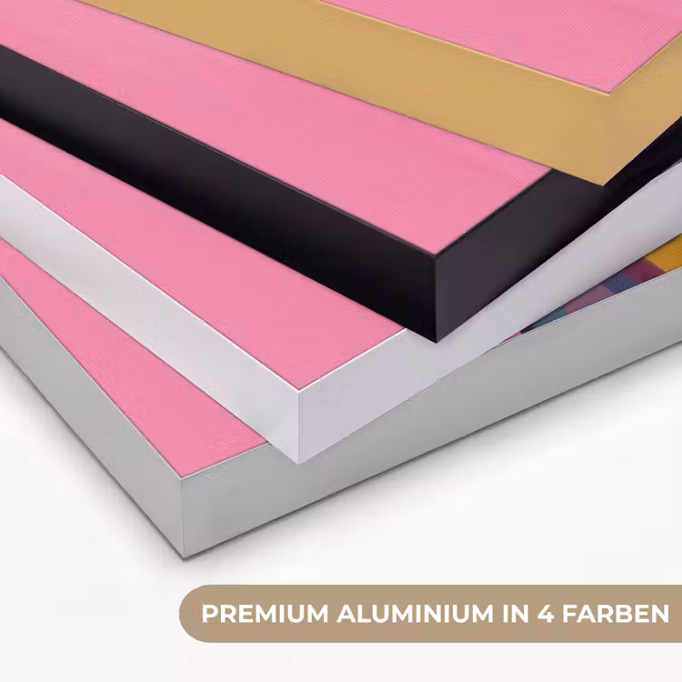 Vrouwengezicht - Vlinders - Kleurrijk Textielframe zwart klein -USP_kleurenDE