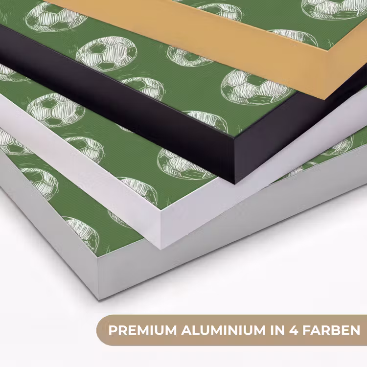 Voetbal - Sport - Groen Textielframe zwart klein 947 -USP_kleurenDE