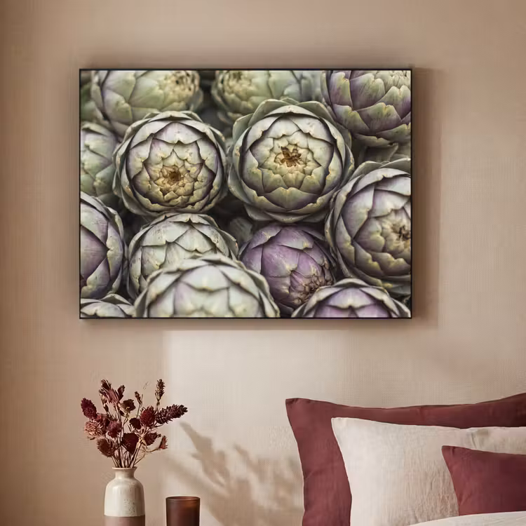 Art Frame - Gemüse – Frisch – Essen - Groenten - Vers - Eten Textielframe zwart klein
