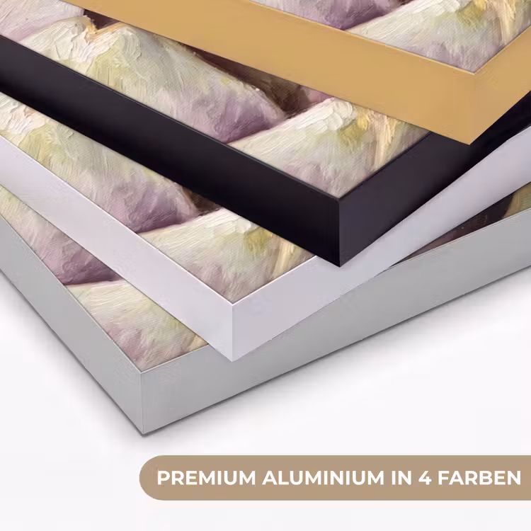 Art Frame - Gemüse – Stillleben – Gemälde - Groente - Stilleven - Schilderij Textielframe zwart klein