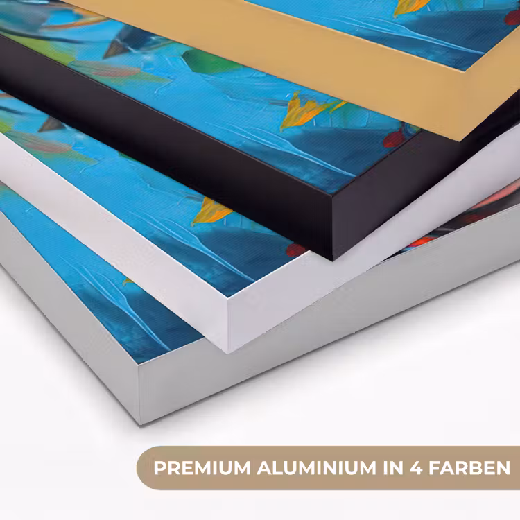 Gezicht - Vrouw - Olieverf - Kleurrijk - Kunst Textielframe zwart klein -USP_kleurenDE
