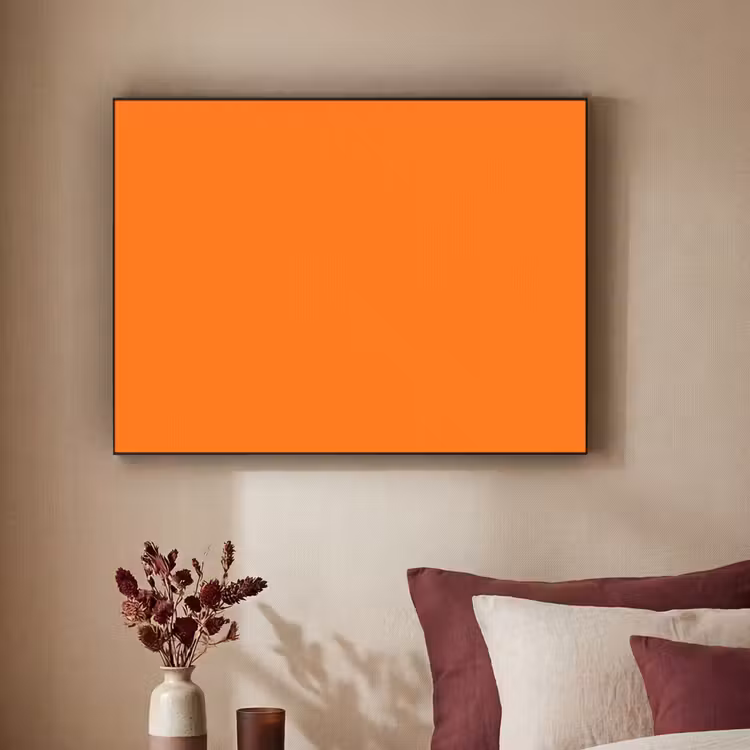 Spiced - Pumpkin - Oranje Textielframe zwart klein 947 -sfeer1