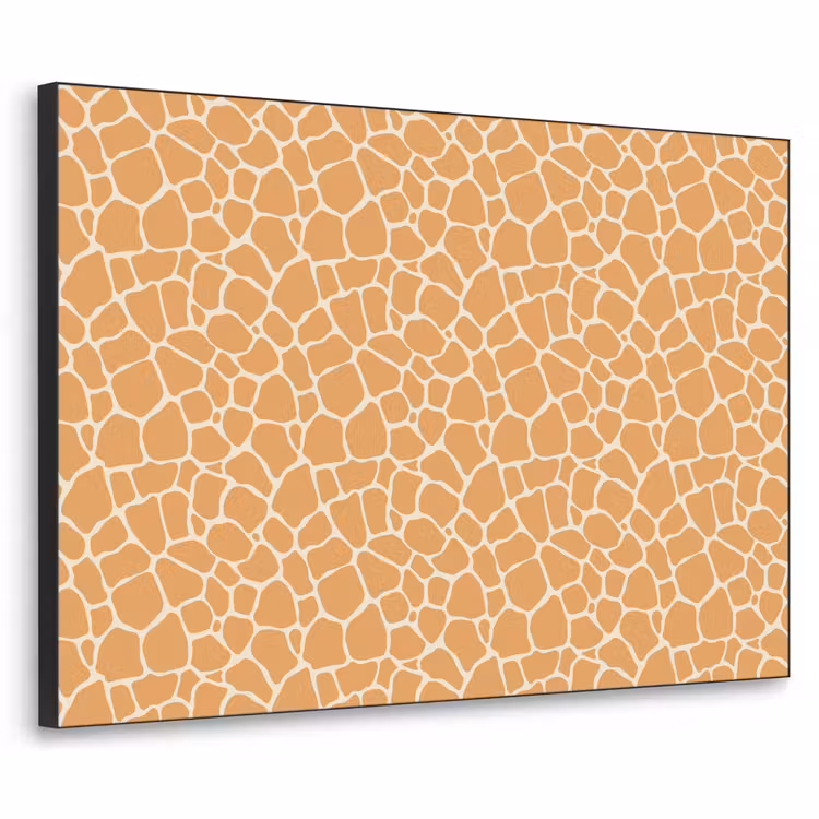 Giraf - Oranje - Patroon Textielframe - compleet frame klein 947 -3d