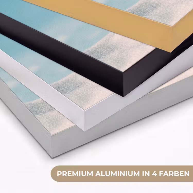 Glas - ijsblokjes - Citroen Textielframe zwart klein -USP_kleurenDE