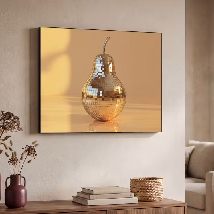 Goud - Disco - Glitter - Peer Textielframe zwart klein -sfeer3