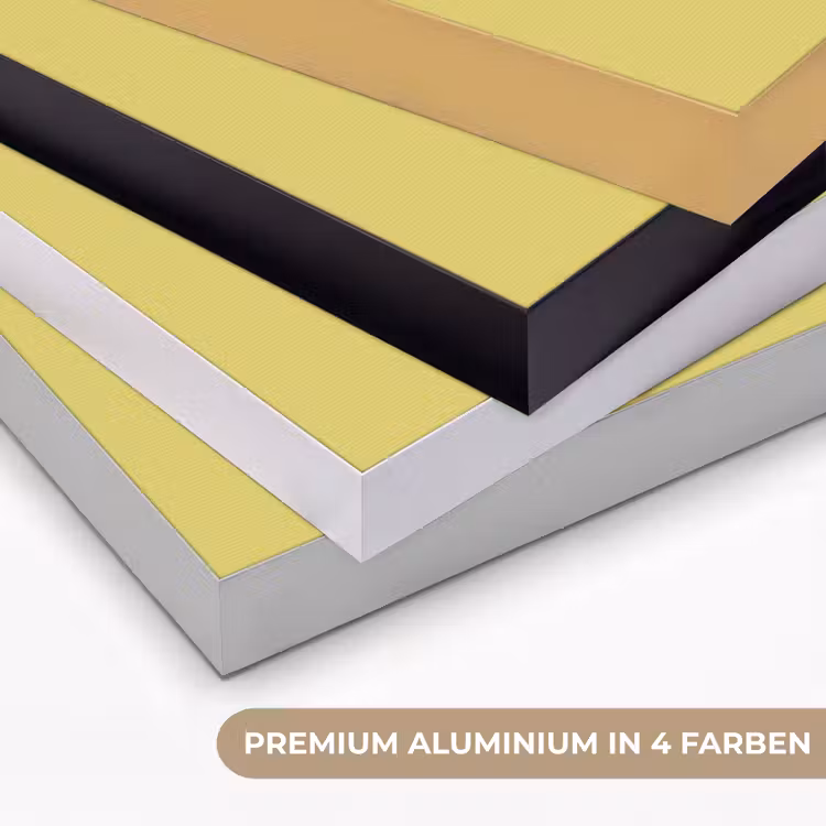 Golden - Ochre - Geel Textielframe zwart klein 947 -USP_kleurenDE