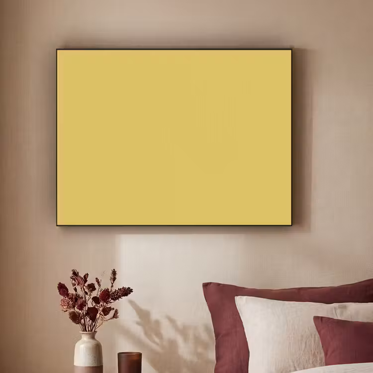 Golden - Victory - Geel Textielframe zwart klein 947 -sfeer1