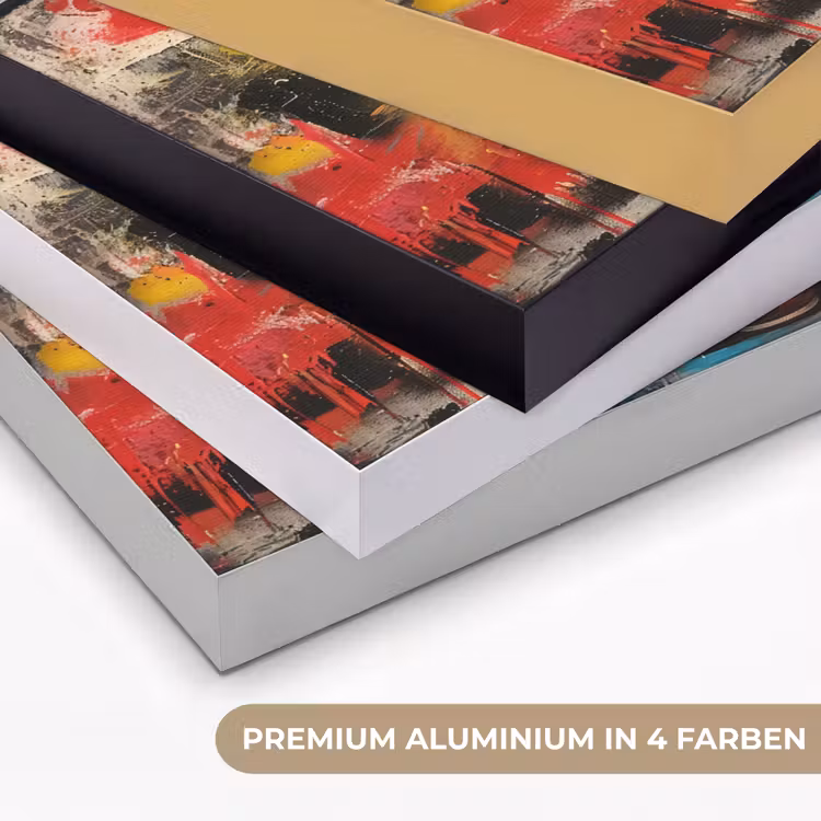 Graffiti - Beer - Dier - Muur - Street art Textielframe zwart klein -USP_kleurenDE