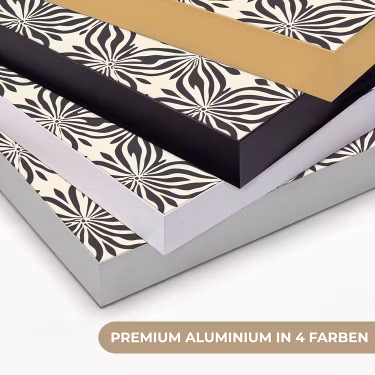 Grafisch - Patroon - Zwart Textielframe zwart klein 947 -USP_kleurenDE