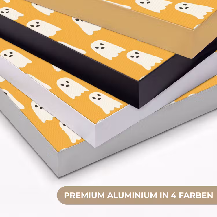 Halloween - Spookjes - Oker Textielframe zwart klein 947 -USP_kleurenDE