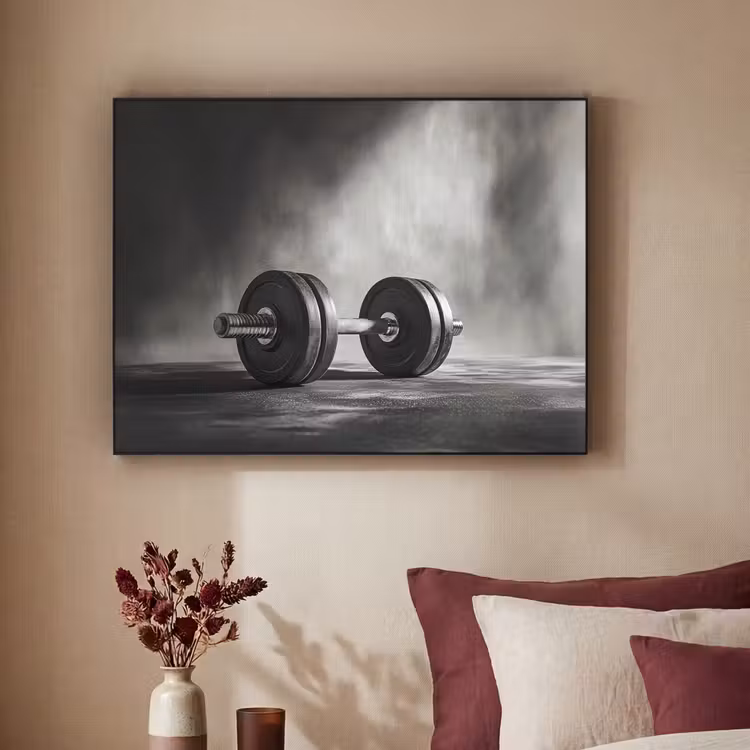 Halter - Gewichten - Zwart Textielframe - compleet frame klein -sfeer1