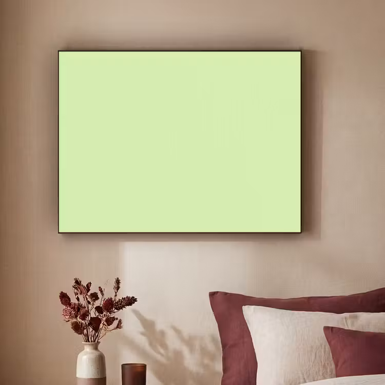 Light - Lime - Groen Textielframe zwart klein 947 -sfeer1