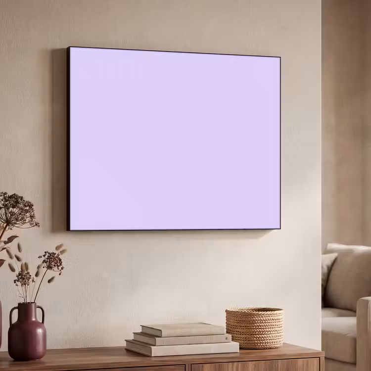 Light - Orchid - Paars Textielframe zwart klein 947 -sfeer3
