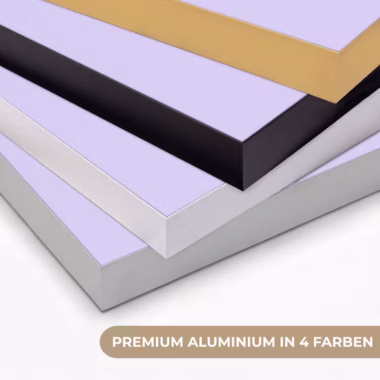 Light - Orchid - Paars Textielframe zwart klein 947 -USP_kleurenDE