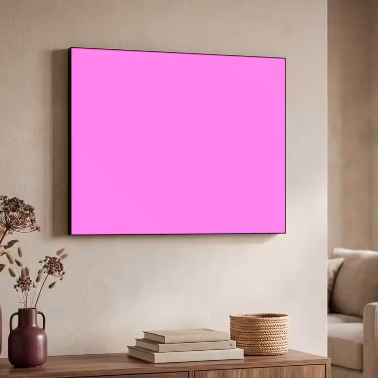 Bright - Orchid - Roze Textielframe zwart klein 947 -sfeer3