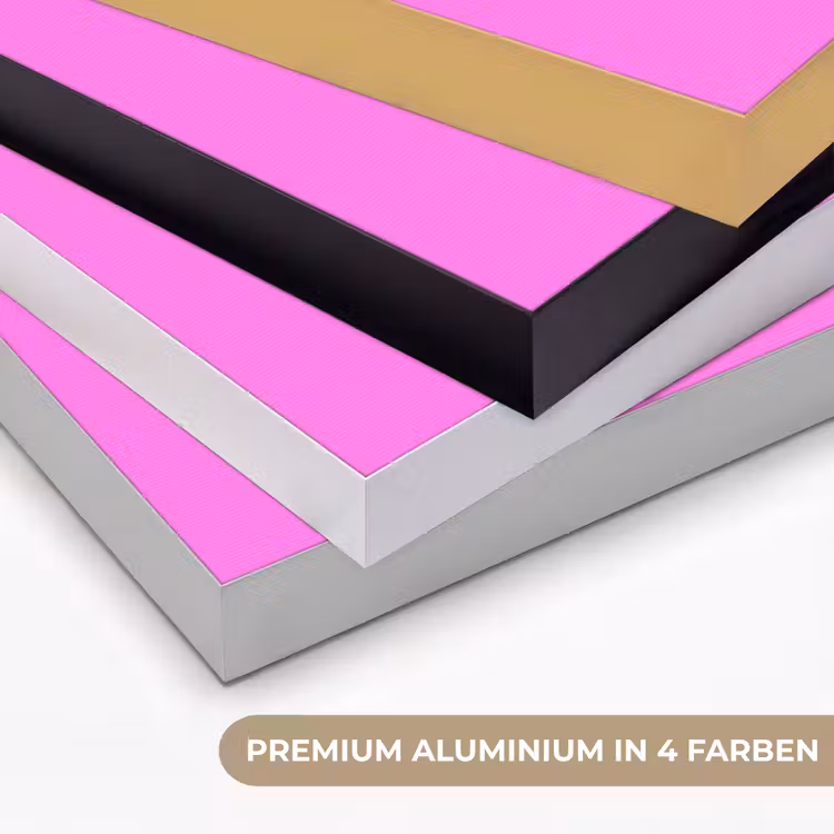 Bright - Orchid - Roze Textielframe zwart klein 947 -USP_kleurenDE