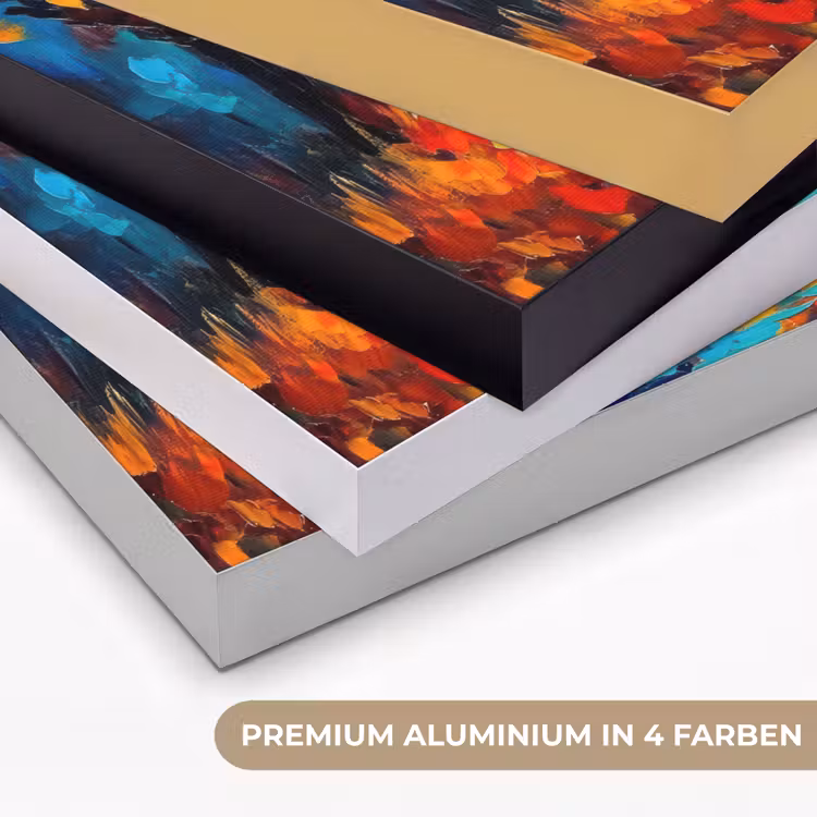 Hert - Bosdieren - Natuur - Kunst Textielframe zwart klein -USP_kleurenDE