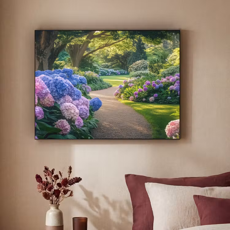 Hortensia- Park - Pad Textielframe - compleet frame klein -sfeer1