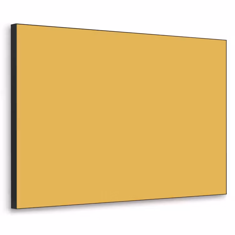 Joyful - Mustard - Geel Textielframe zwart klein 947 -3d