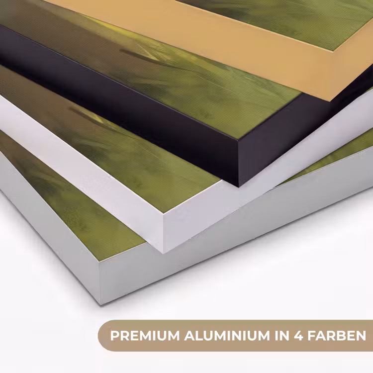 Konijn - Zonlicht - Bos Textielframe zwart klein -USP_kleurenDE