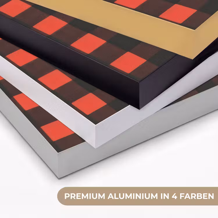 Geruit - Rood - Tekst - Christmas Textielframe zwart klein -USP_kleurenDE