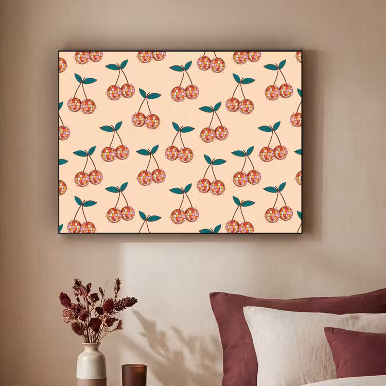 Kers - Disco - Patroon Textielframe - compleet frame klein 947 -sfeer1