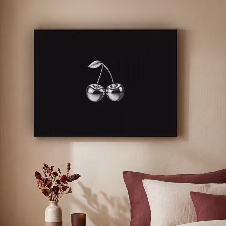 Kers - Luxueus - Metallic Textielframe - compleet frame klein -sfeer1