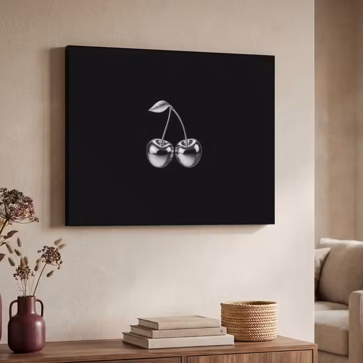 Kers - Luxueus - Metallic Textielframe - compleet frame klein -sfeer3