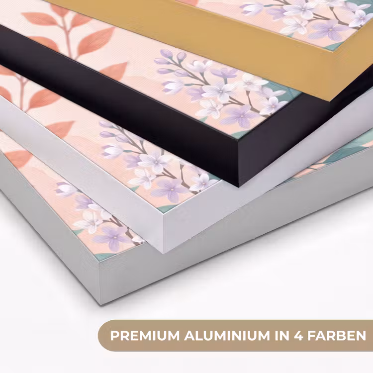 Kolibrie - Vliegen - Natuur - Illustratie - Kleurrijk Textielframe zwart klein -USP_kleurenDE