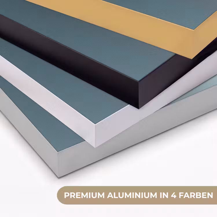 Kristal - Bloemen - Grijs Textielframe zwart klein -USP_kleurenDE