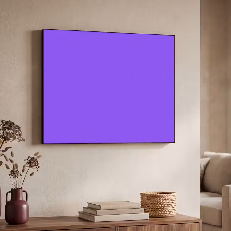 Vivid - Violet - Paars Textielframe zwart klein 947 -sfeer3