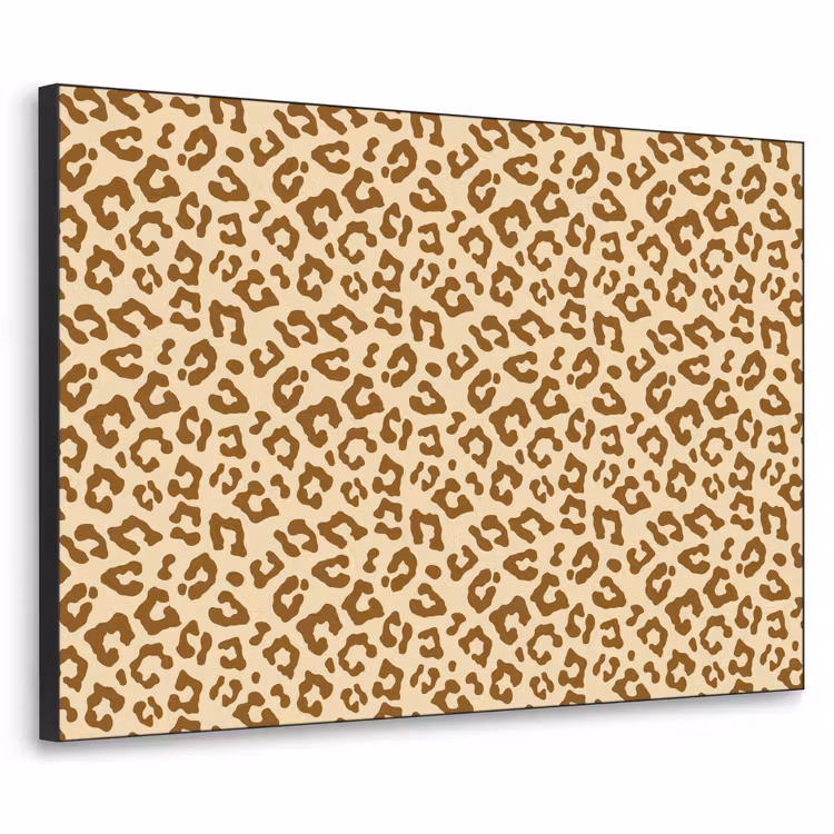 Luipaard - Bruin - Patroon Textielframe - compleet frame klein 947 -3d