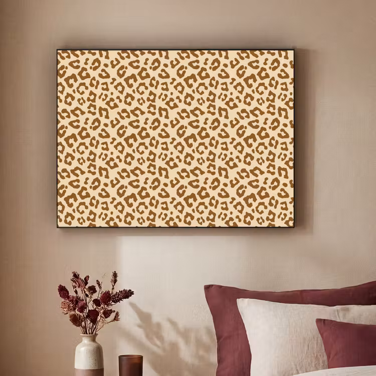Luipaard - Bruin - Patroon Textielframe - compleet frame klein 947 -sfeer1