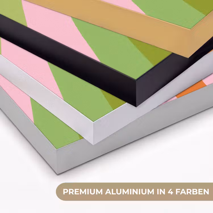 Lijnen - Pasteltinten - Golvend Textielframe zwart klein -USP_kleurenDE