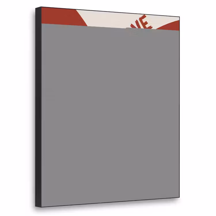 Loveyou - Rood - Hart Textielframe zwart klein -3d