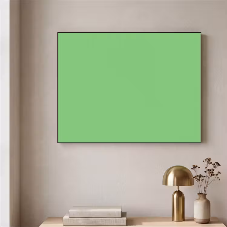 Meadow - Green - Groen Textielframe zwart klein 947 -sfeer2