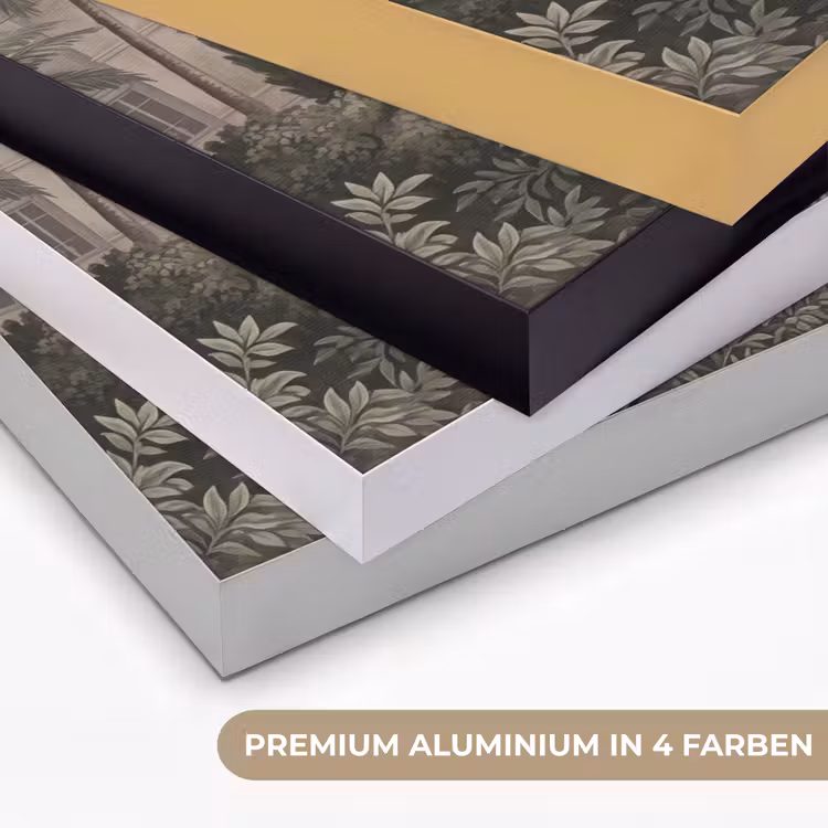 Zee - Villa - Beige Textielframe zwart klein -USP_kleurenDE