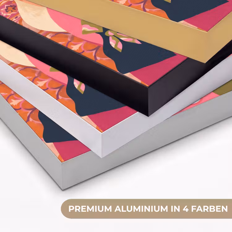 Mensen - Kaartspel - Interieur - Modern - Kleurrijk Textielframe zwart klein -USP_kleurenDE