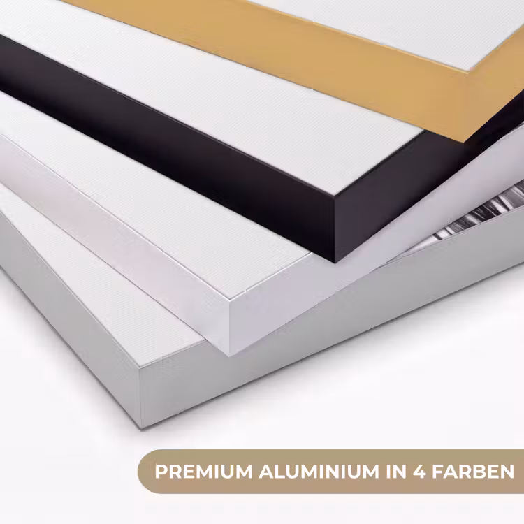 Minimalistisch - Stelen - Wit Textielframe zwart klein -USP_kleurenDE