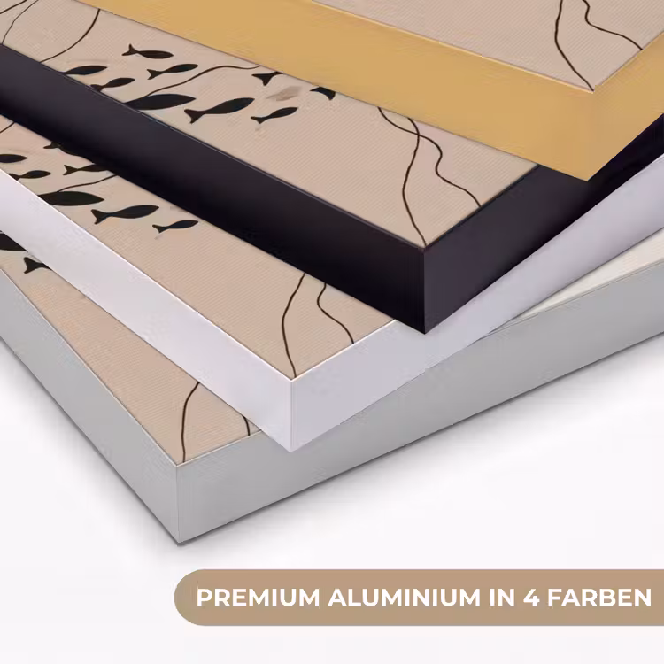 Modern - Vrouw - Goud Textielframe zwart klein -USP_kleurenDE