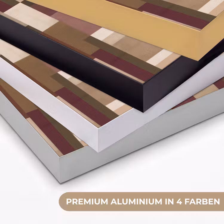 Modern - Geometrie - Kleurrijk Textielframe zwart klein 947 -USP_kleurenDE