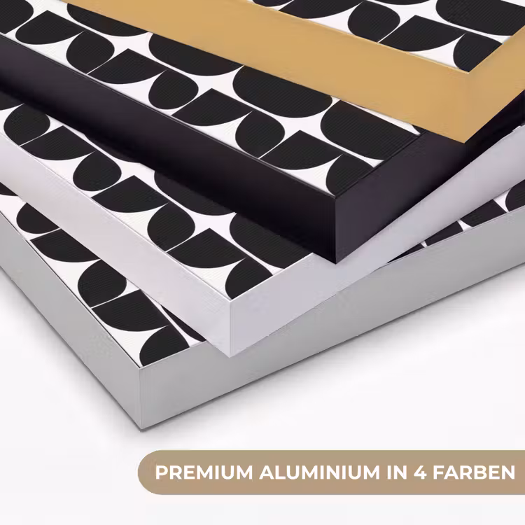 Modern - Geometrisch - Zwart Textielframe zwart klein 947 -USP_kleurenDE