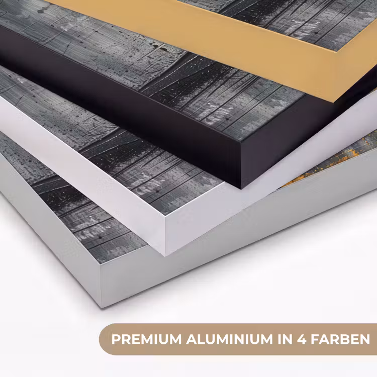Modern - Goud - Grijs - Patroon Textielframe zwart klein -USP_kleurenDE