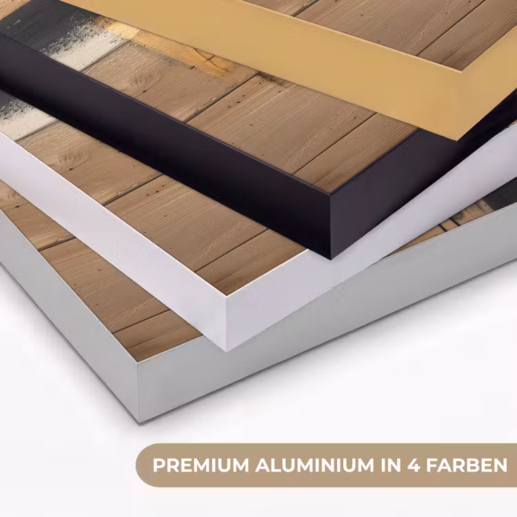 Modern - Zwart - Goud - Verf Textielframe zwart klein -USP_kleurenDE