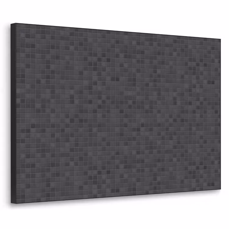 Mozaïek - Patroon - Zwart Textielframe zwart klein 947 -3d