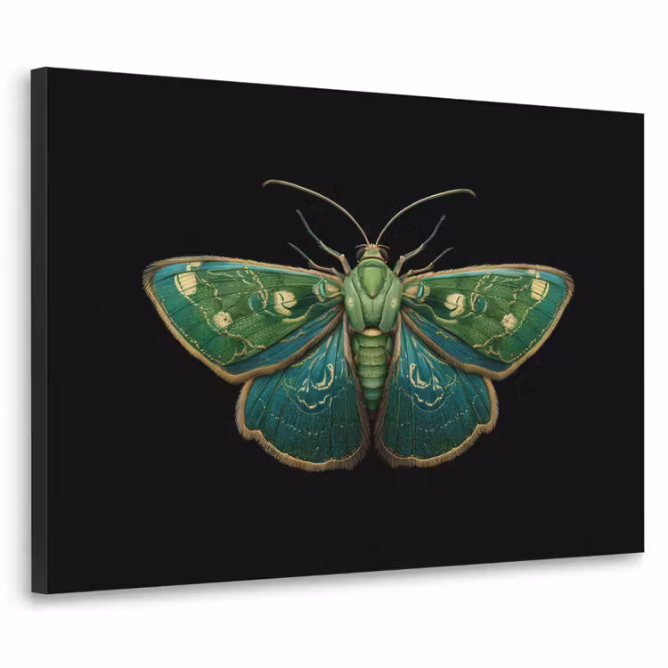 Mot - Levendig - Groen Textielframe - compleet frame klein -3d