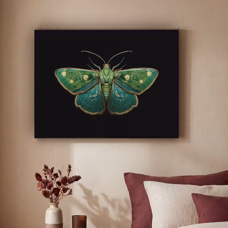 Mot - Levendig - Groen Textielframe - compleet frame klein -sfeer1