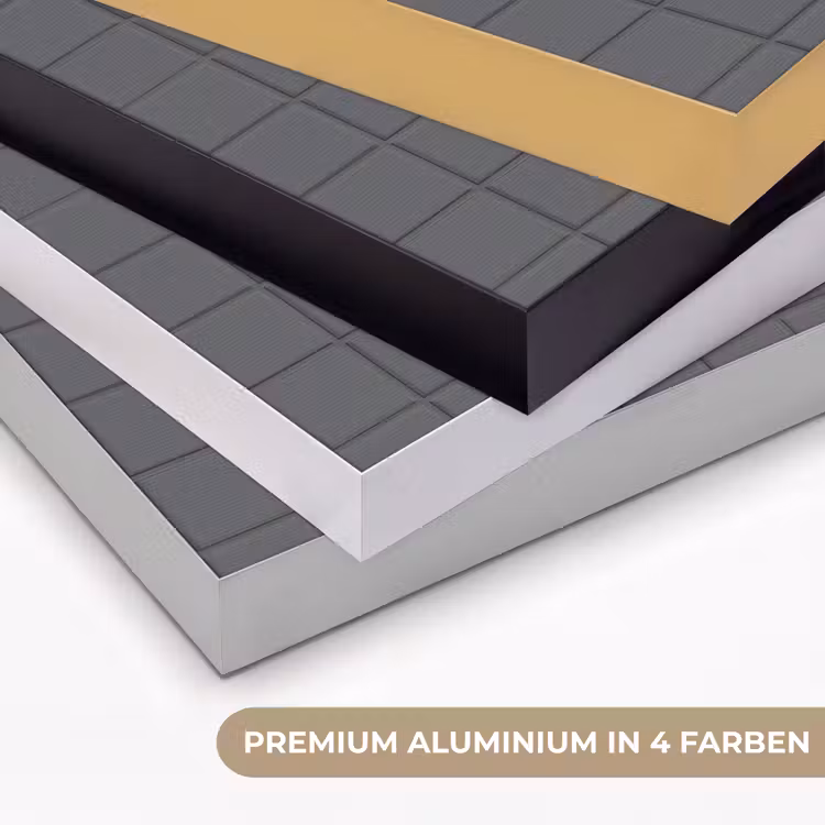 Patroon - Tegel - Grafiet - Grijs Textielframe zwart klein 947 -USP_kleurenDE