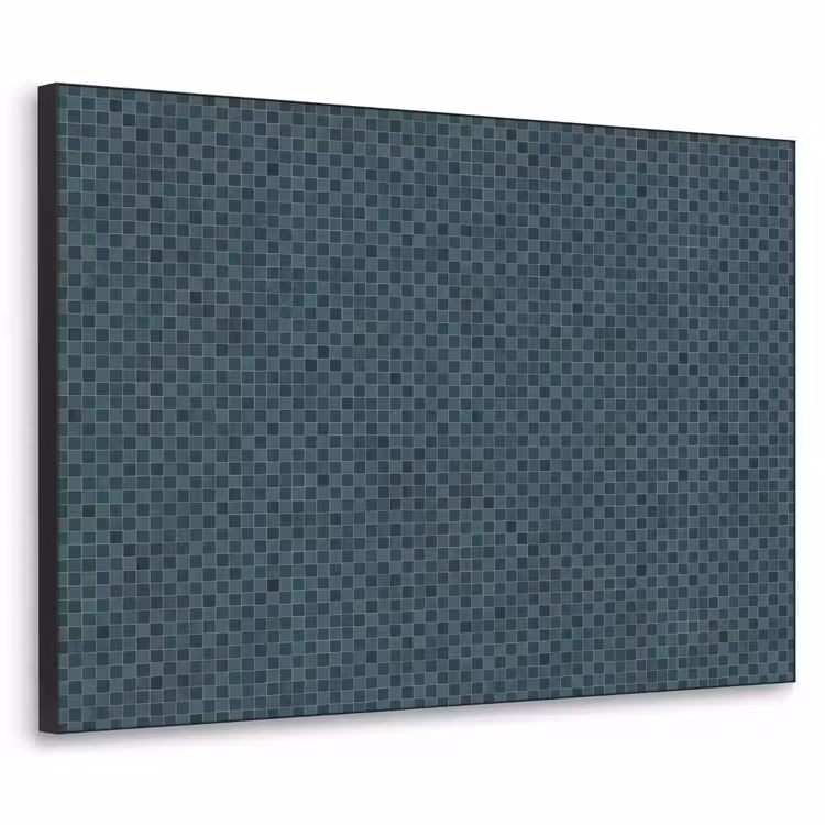 Patroon - Mozaïek - Groen Textielframe zwart klein 947 -3d